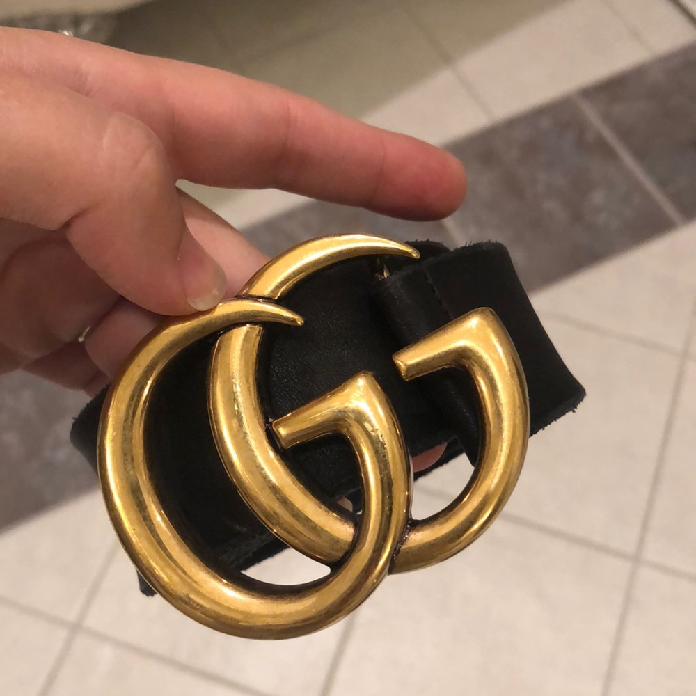 GUCCI GG MARMONT BELT size 100 black